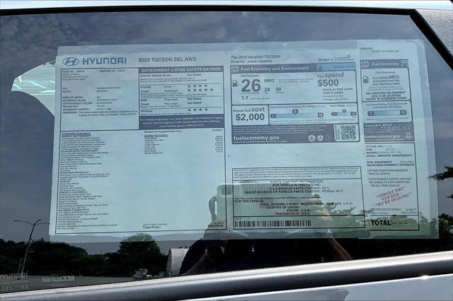 new 2025 Hyundai Tucson car, priced at $34,310