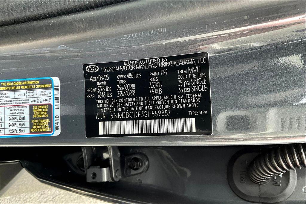 new 2025 Hyundai Tucson car, priced at $34,085