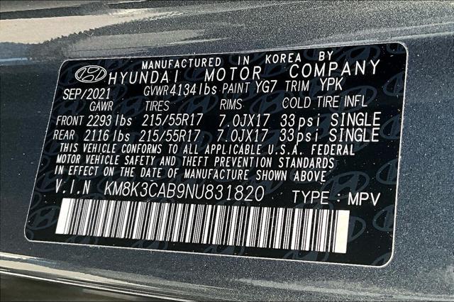 used 2022 Hyundai Kona car, priced at $22,988