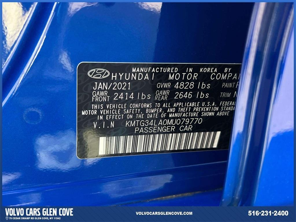 used 2021 Genesis G70 car, priced at $22,500