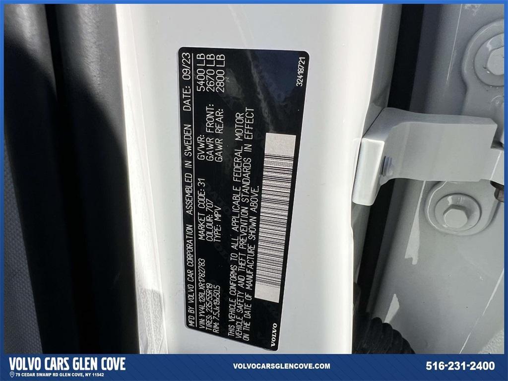 used 2024 Volvo XC60 car, priced at $41,000