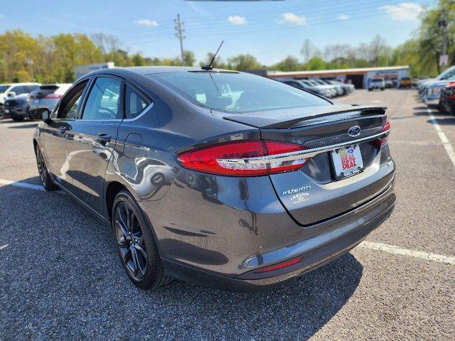 used 2018 Ford Fusion car, priced at $16,313