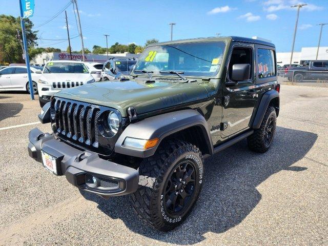 used 2021 Jeep Wrangler car, priced at $32,900