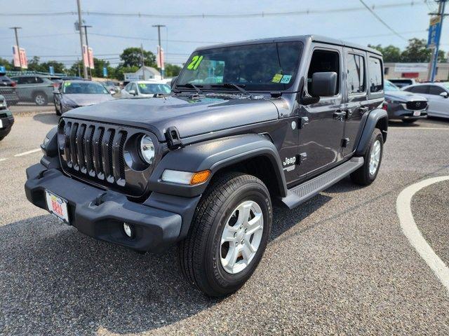 used 2021 Jeep Wrangler Unlimited car, priced at $32,100