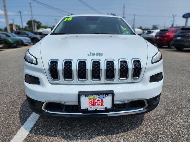 used 2018 Jeep Cherokee car, priced at $19,300