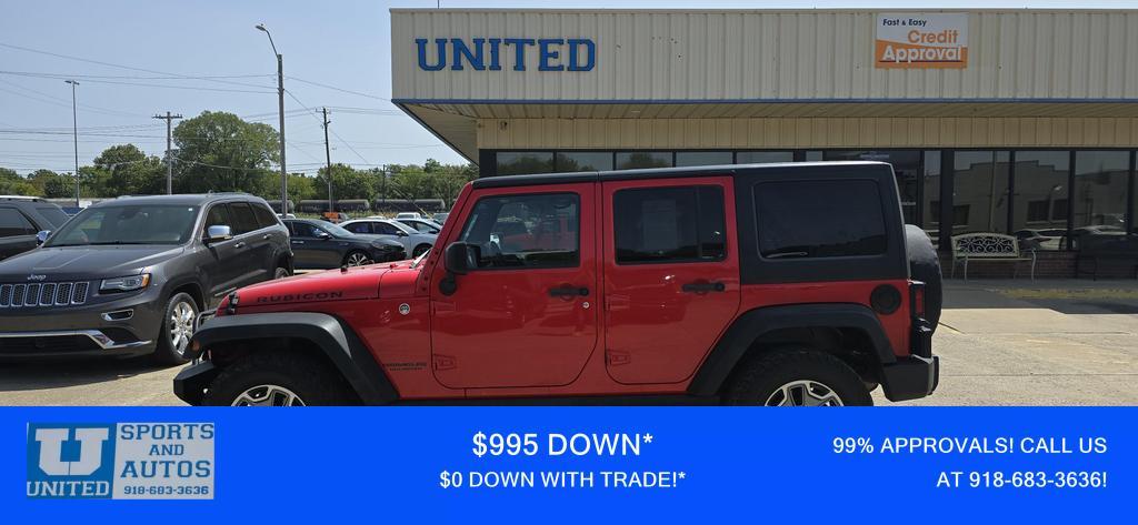 used 2015 Jeep Wrangler Unlimited car, priced at $20,950