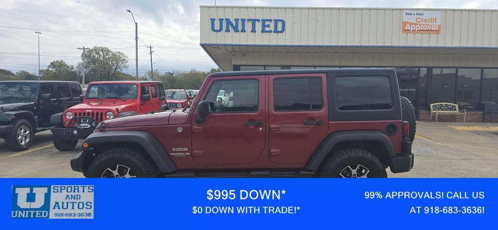 used 2012 Jeep Wrangler Unlimited car, priced at $12,950