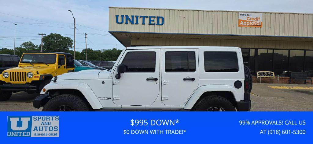 used 2018 Jeep Wrangler JK Unlimited car, priced at $21,950