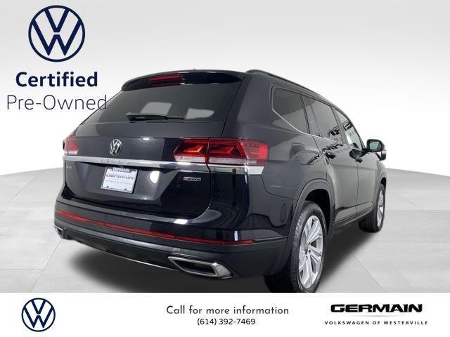 used 2021 Volkswagen Atlas car, priced at $26,600