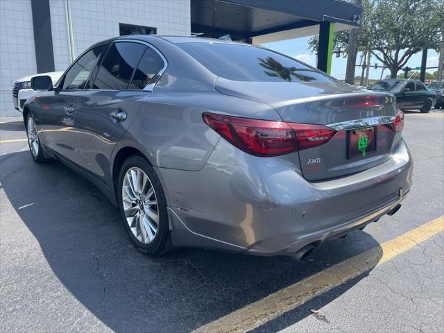 used 2021 INFINITI Q50 car, priced at $21,895