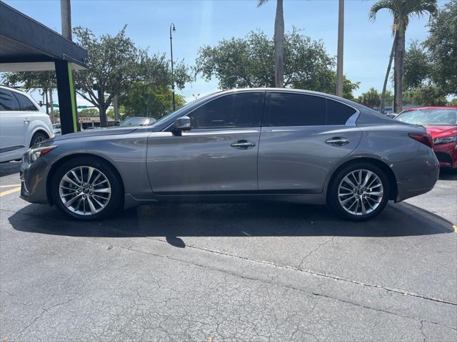 used 2021 INFINITI Q50 car, priced at $21,895