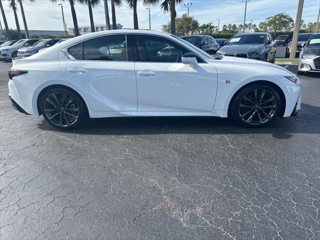 used 2023 Lexus IS 350 car, priced at $39,895