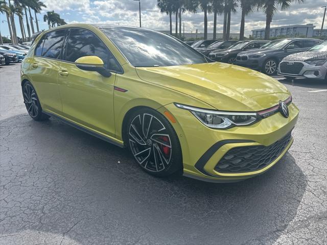used 2022 Volkswagen Golf GTI car, priced at $24,895