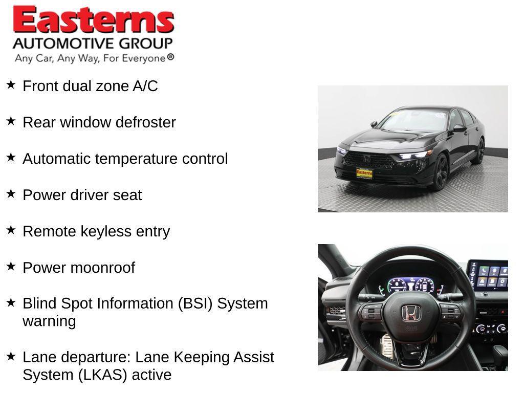used 2024 Honda Accord Hybrid car, priced at $28,350