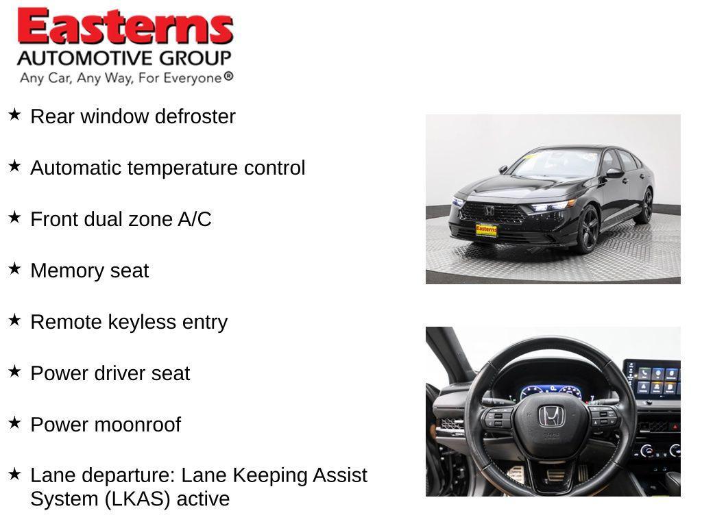 used 2025 Honda Accord Hybrid car, priced at $30,425