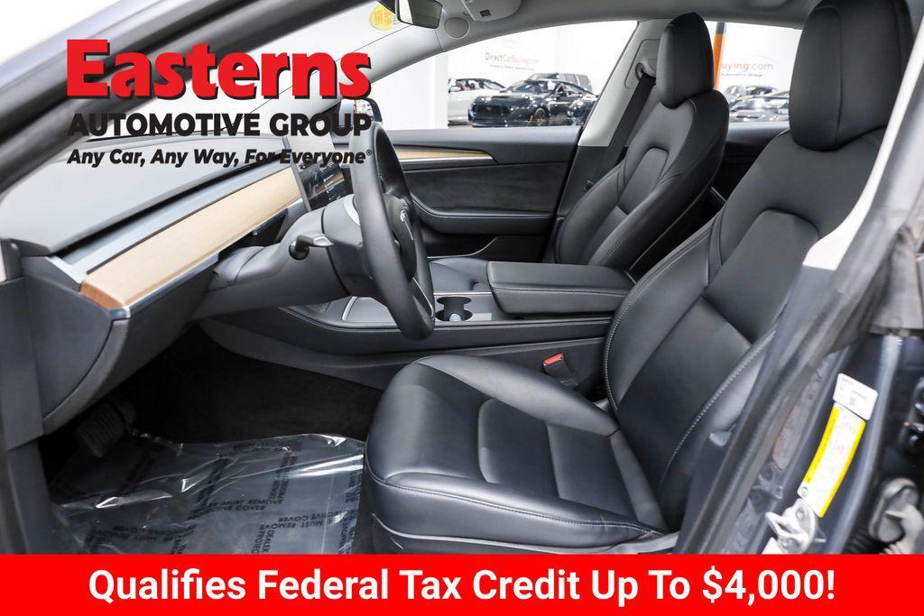 used 2021 Tesla Model 3 car, priced at $18,490