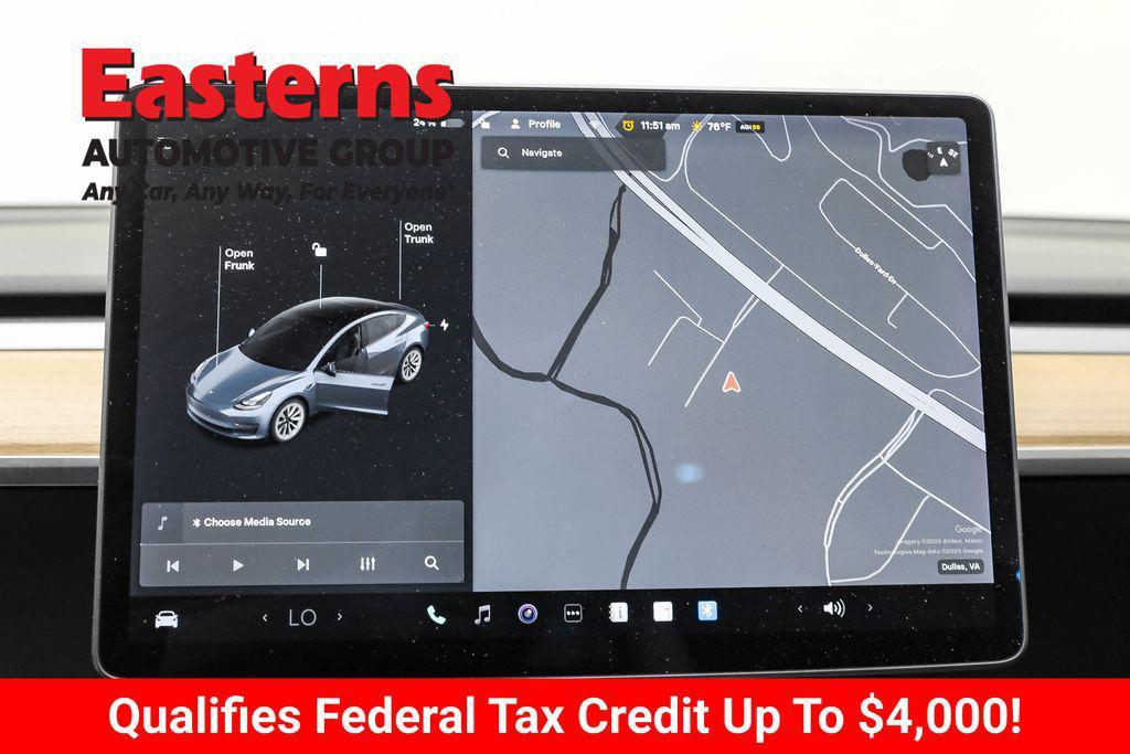used 2021 Tesla Model 3 car, priced at $18,490