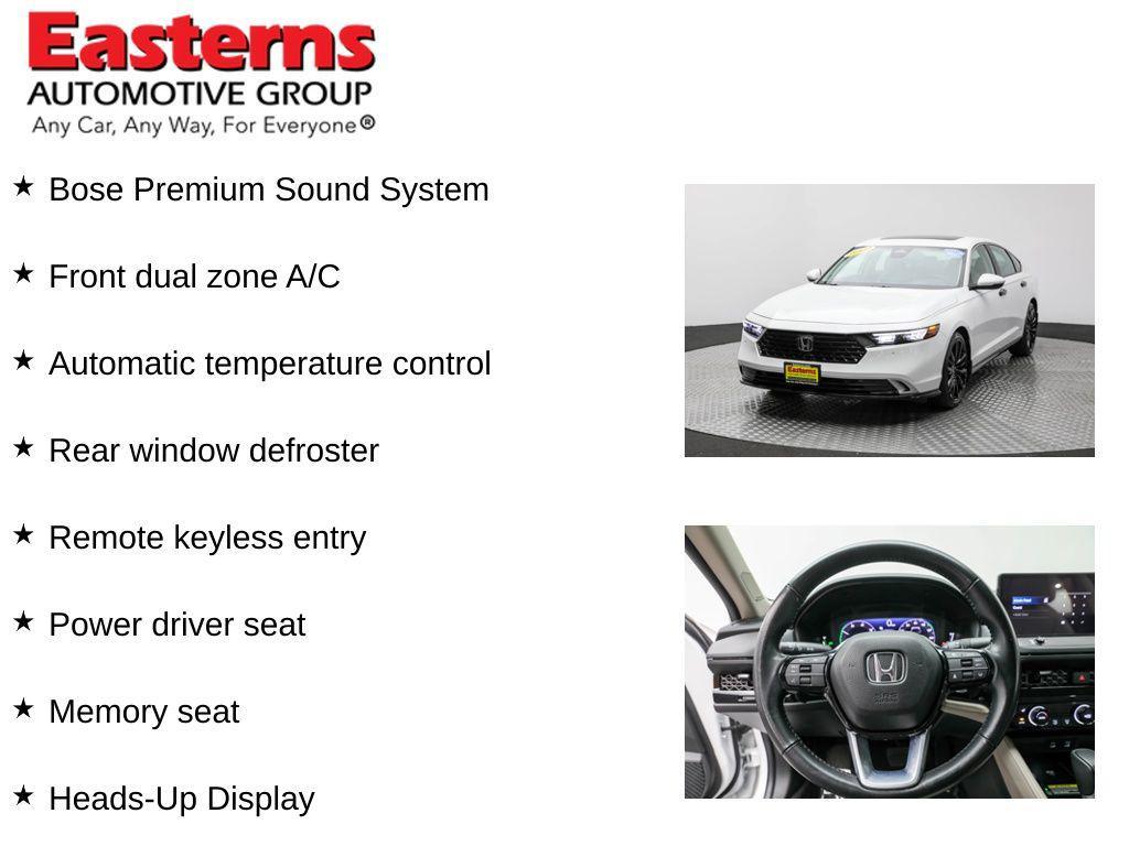 used 2024 Honda Accord Hybrid car, priced at $31,490