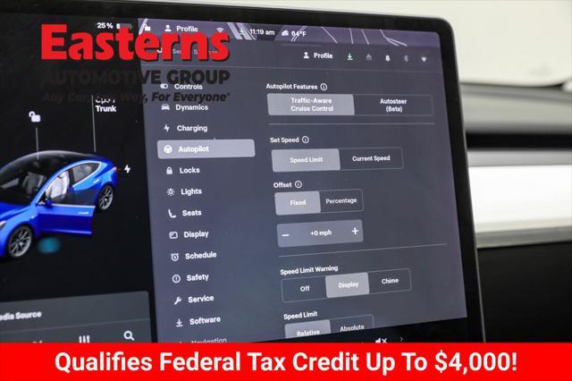 used 2020 Tesla Model 3 car, priced at $21,950