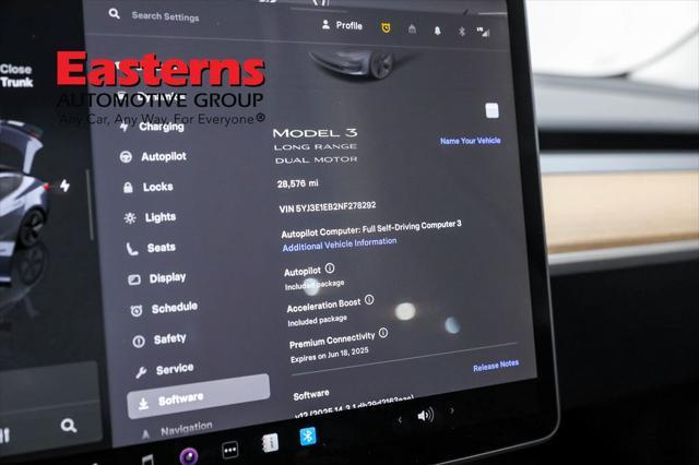 used 2022 Tesla Model 3 car, priced at $26,950
