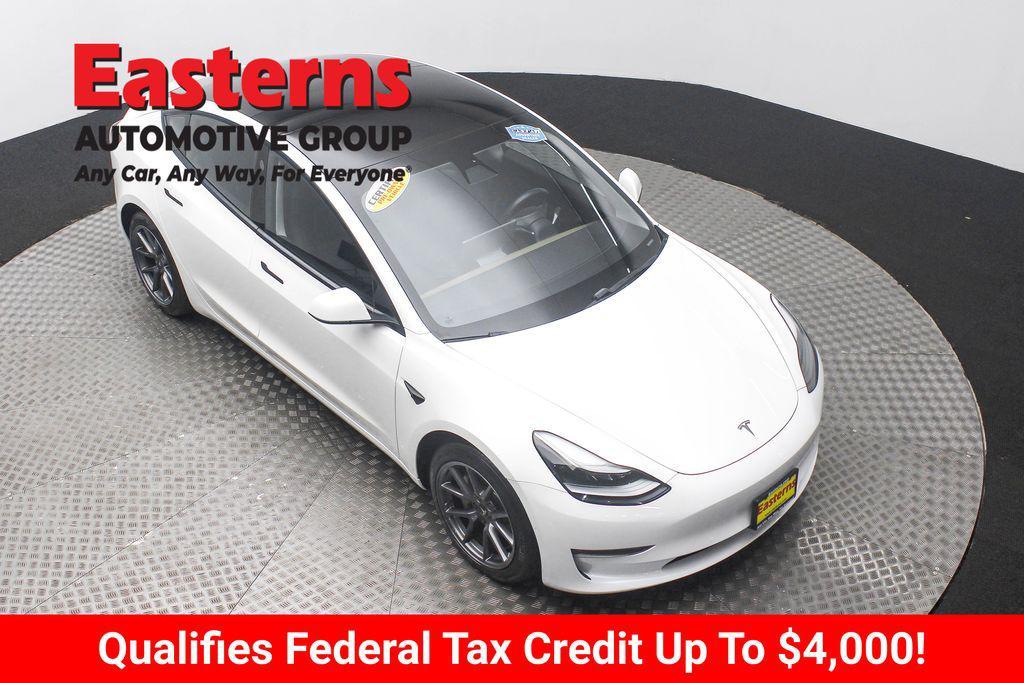 used 2021 Tesla Model 3 car, priced at $23,950