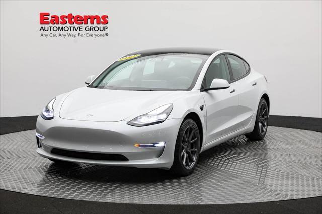 used 2022 Tesla Model 3 car, priced at $27,950