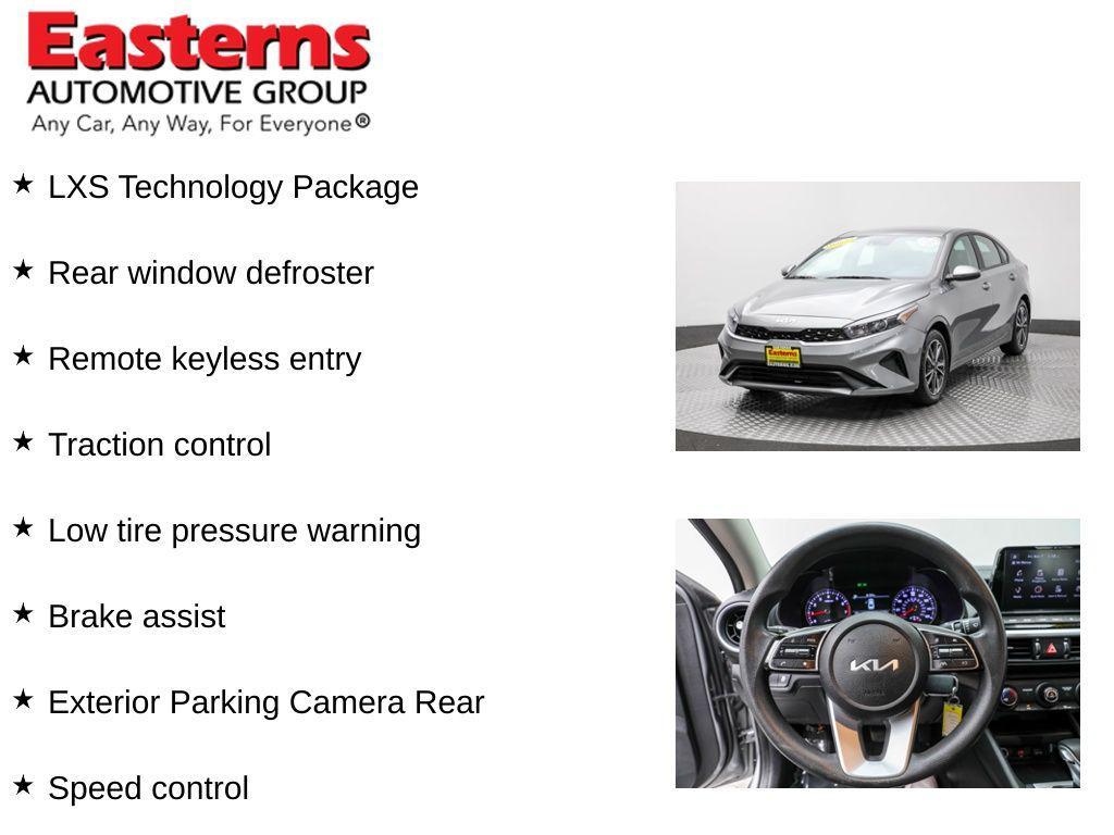 used 2022 Kia Forte car, priced at $17,750