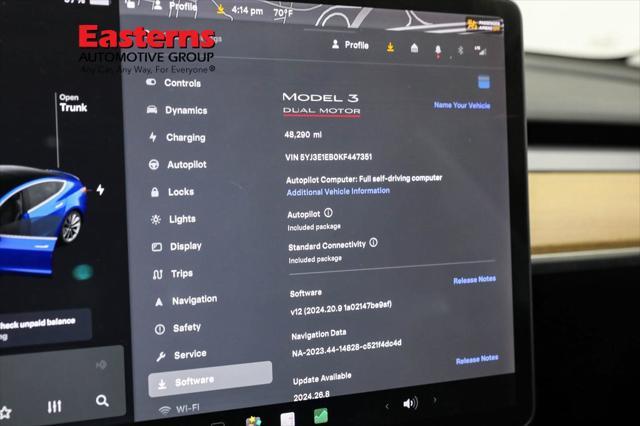 used 2019 Tesla Model 3 car, priced at $27,350