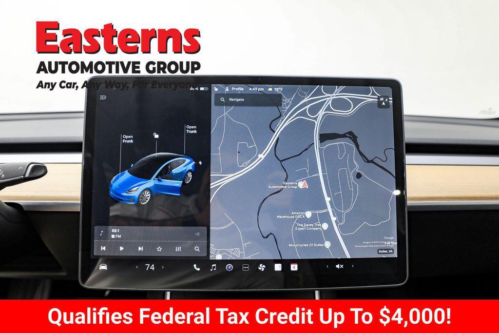 used 2019 Tesla Model 3 car, priced at $20,750