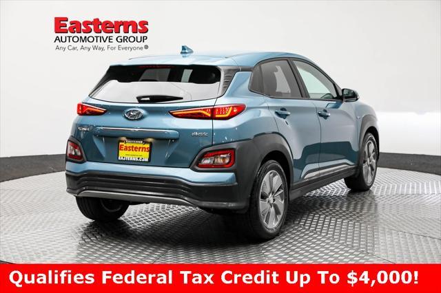 used 2020 Hyundai Kona EV car, priced at $19,450