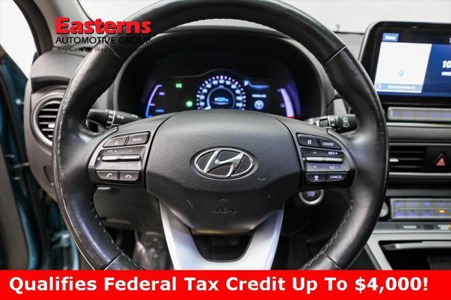 used 2020 Hyundai Kona EV car, priced at $19,450