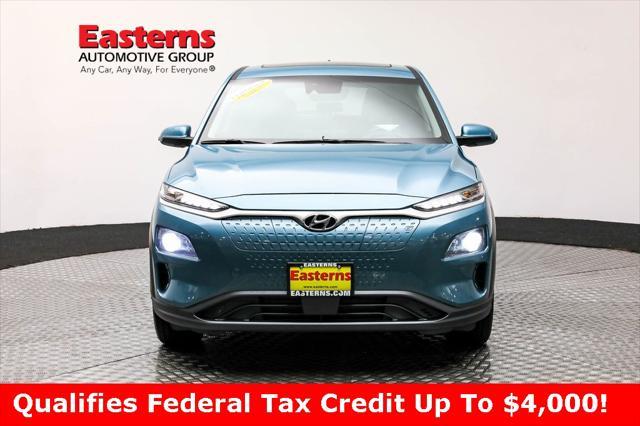 used 2020 Hyundai Kona EV car, priced at $19,450