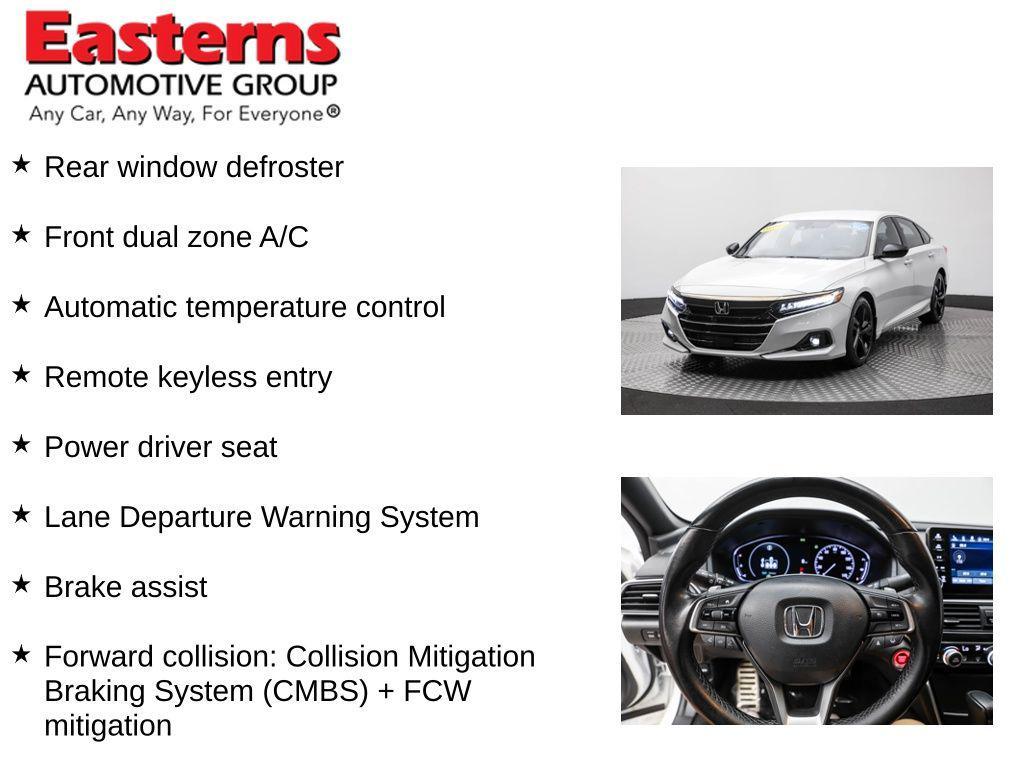 used 2022 Honda Accord car, priced at $23,950