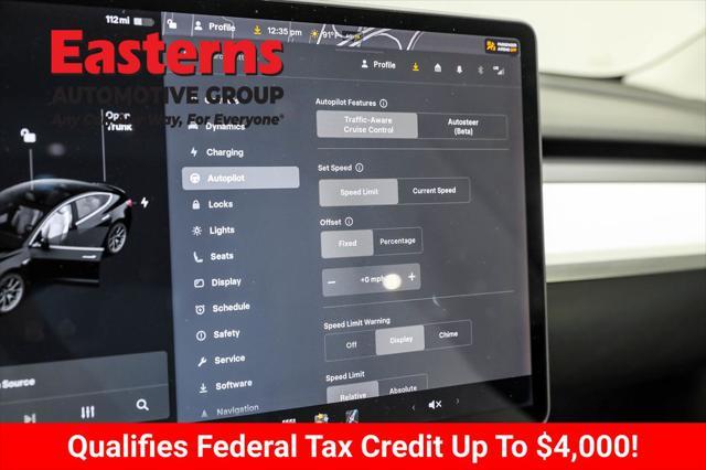 used 2019 Tesla Model 3 car, priced at $24,190