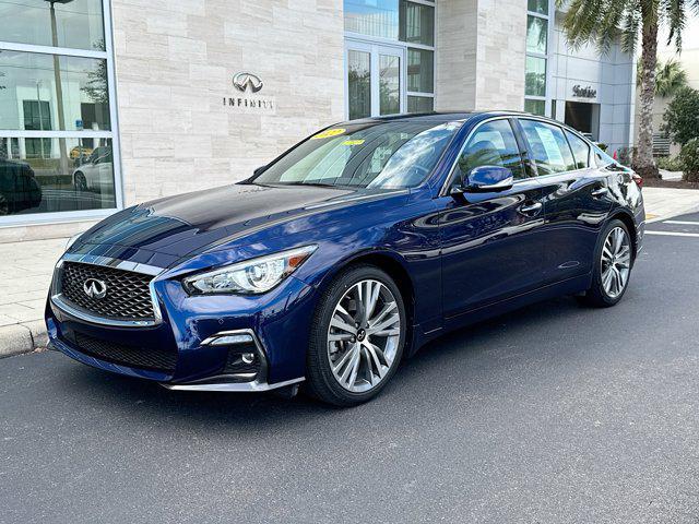 used 2022 INFINITI Q50 car, priced at $31,998