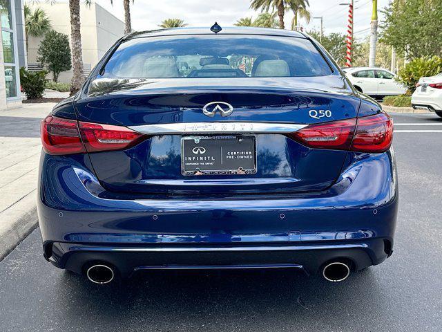 used 2022 INFINITI Q50 car, priced at $31,998