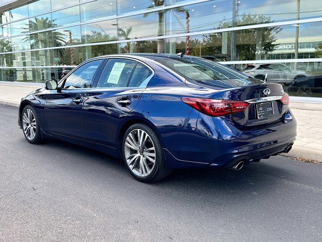 used 2022 INFINITI Q50 car, priced at $31,998