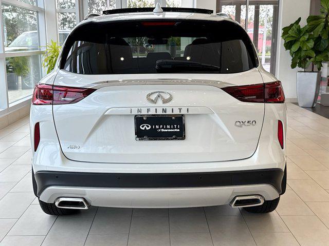 new 2025 INFINITI QX50 car, priced at $49,270