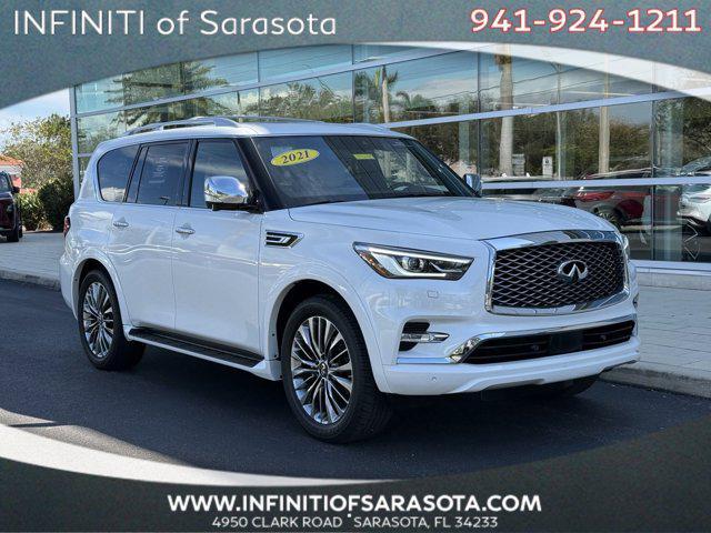 used 2021 INFINITI QX80 car, priced at $49,298