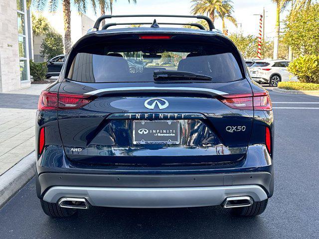 new 2025 INFINITI QX50 car, priced at $48,770