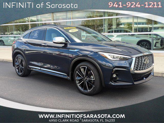 used 2022 INFINITI QX55 car, priced at $34,258