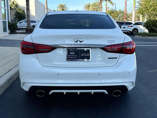 used 2021 INFINITI Q50 car, priced at $31,598