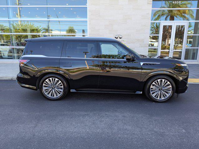 used 2025 INFINITI QX80 car, priced at $73,598