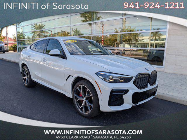 used 2022 BMW X6 car, priced at $53,998