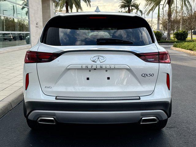 new 2025 INFINITI QX50 car, priced at $49,545