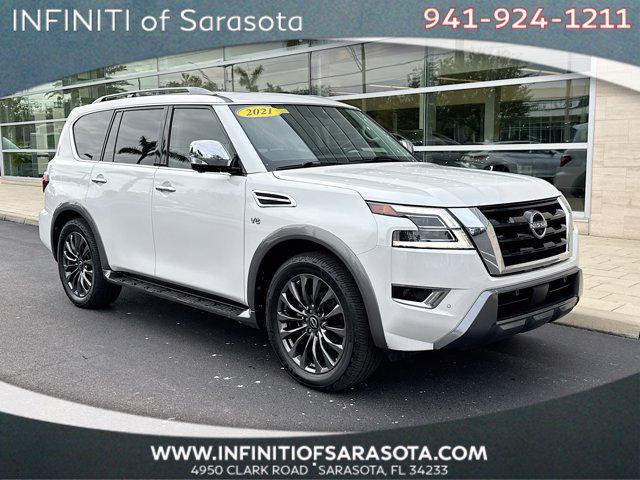 used 2021 Nissan Armada car, priced at $31,398