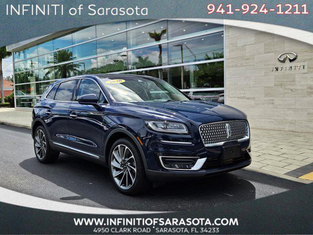 used 2020 Lincoln Nautilus car, priced at $28,498