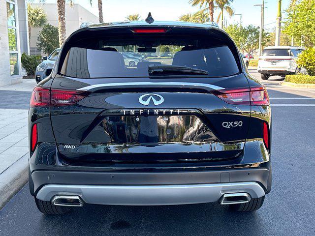 new 2025 INFINITI QX50 car, priced at $49,935