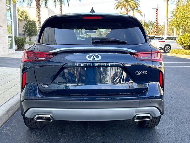 new 2025 INFINITI QX50 car, priced at $44,585