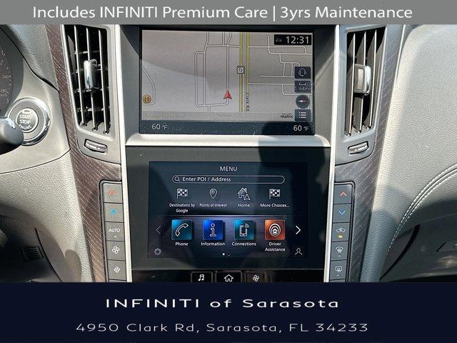 new 2024 INFINITI Q50 car, priced at $53,000